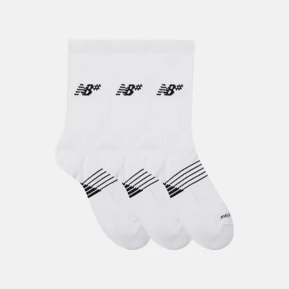 New Balance Active Numeric Crew Socks 3 Pack, AC0048UWT