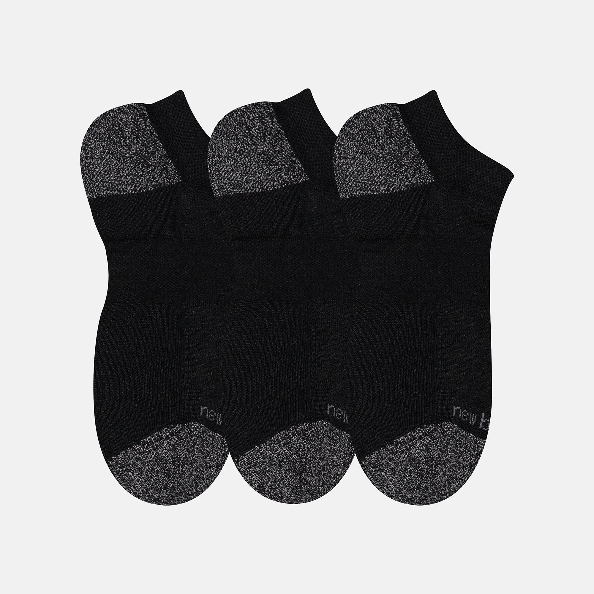New Balance Active No Show Socks 3 Pack, LAS35206BK