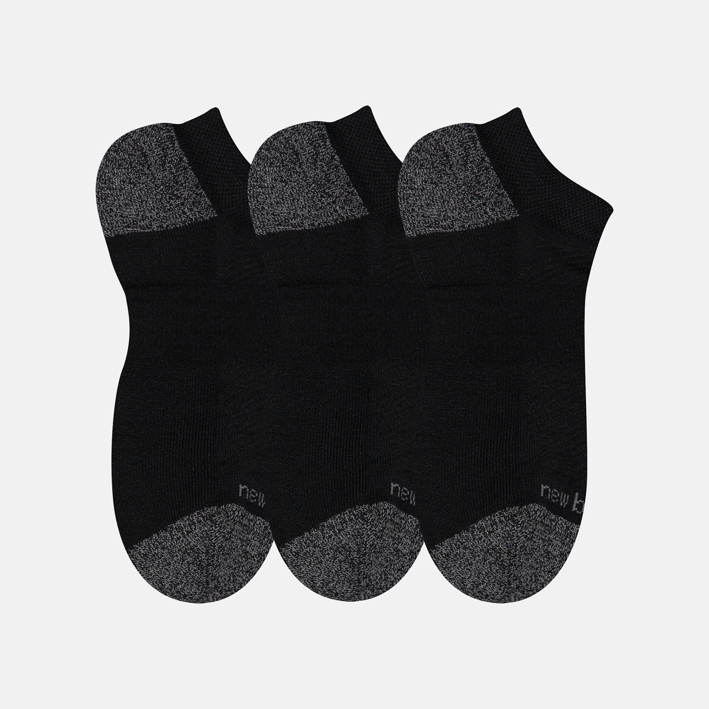 New Balance Active No Show Socks 3 Pack, LAS35206BK