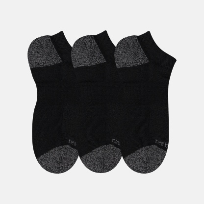 New Balance Active No Show Socks 3 Pack, LAS35206BK
