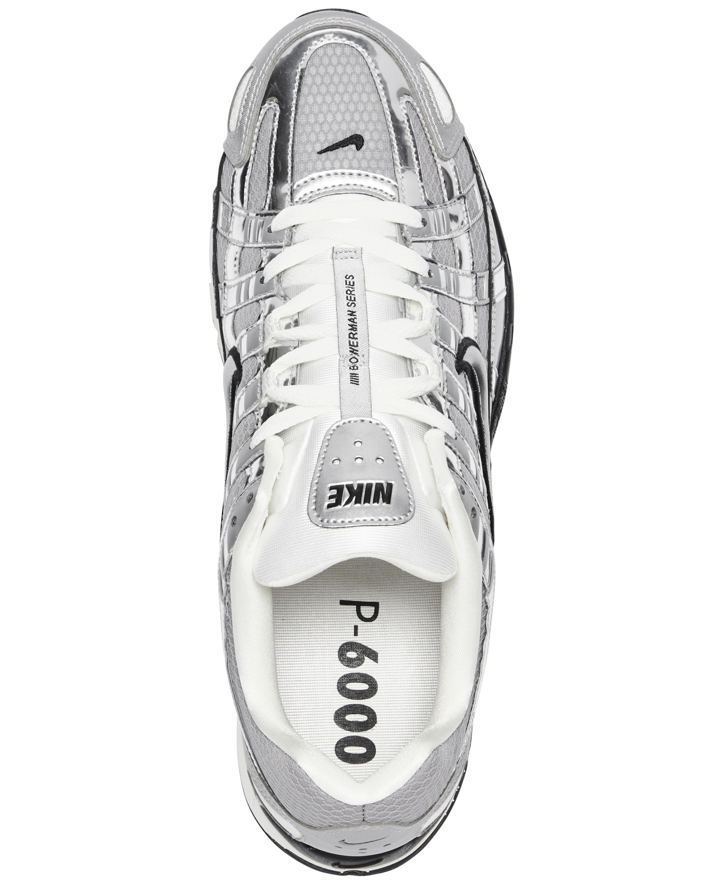 Nike Men's P-6000 Casual Sneakers from Finish Line - Metallic Silver, White