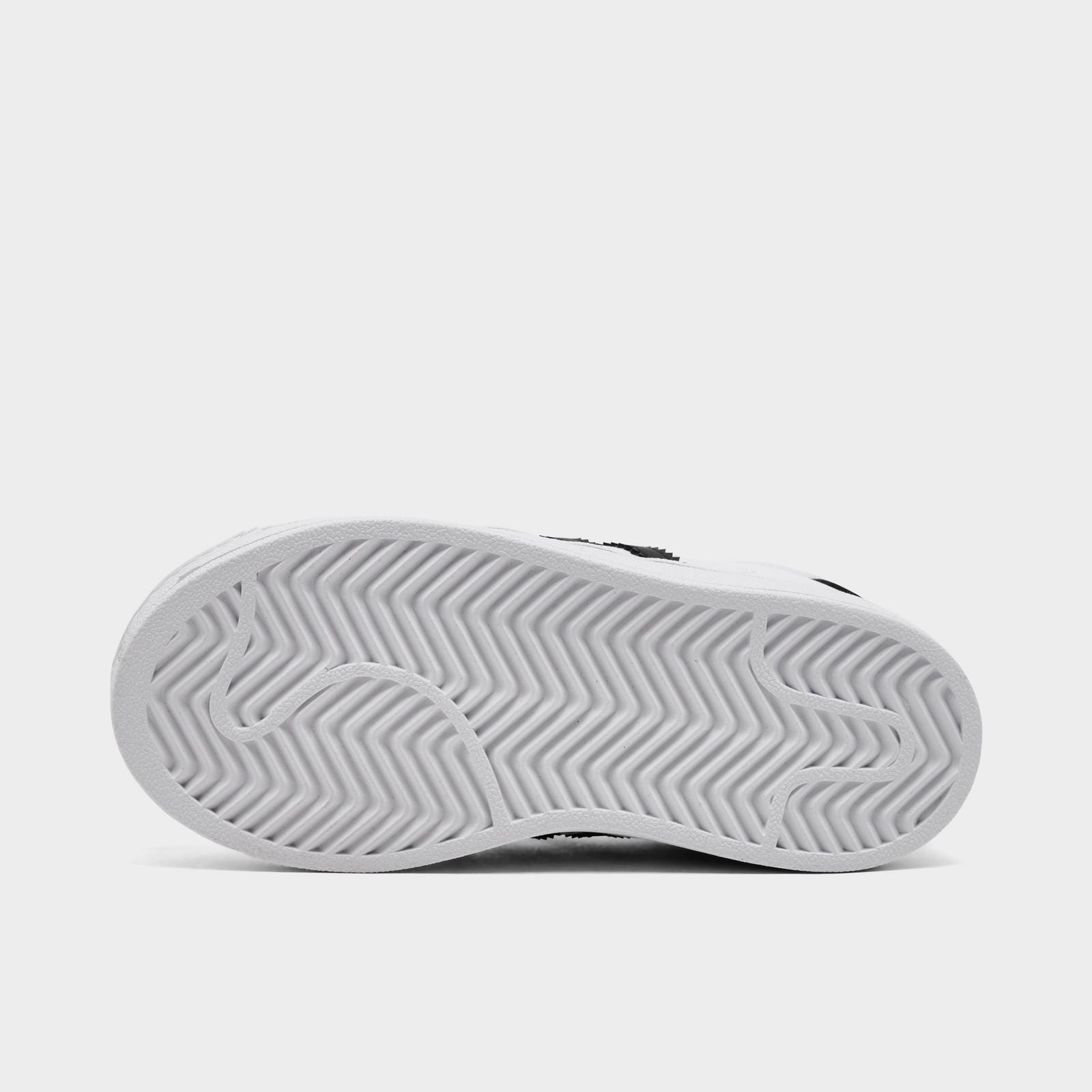Kids' Toddler adidas Originals Superstar Casual Shoes - White/Black/White - view 6