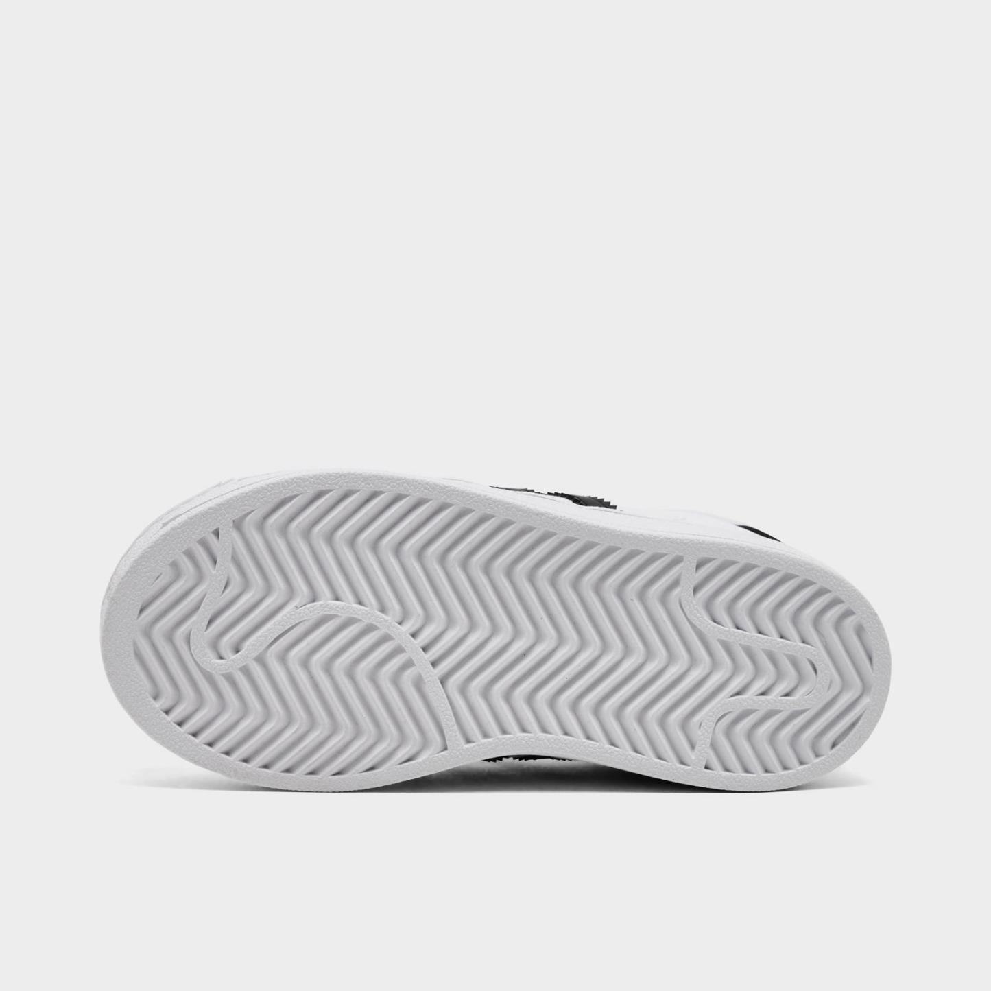 Kids' Toddler adidas Originals Superstar Casual Shoes - White/Black/White - view 6