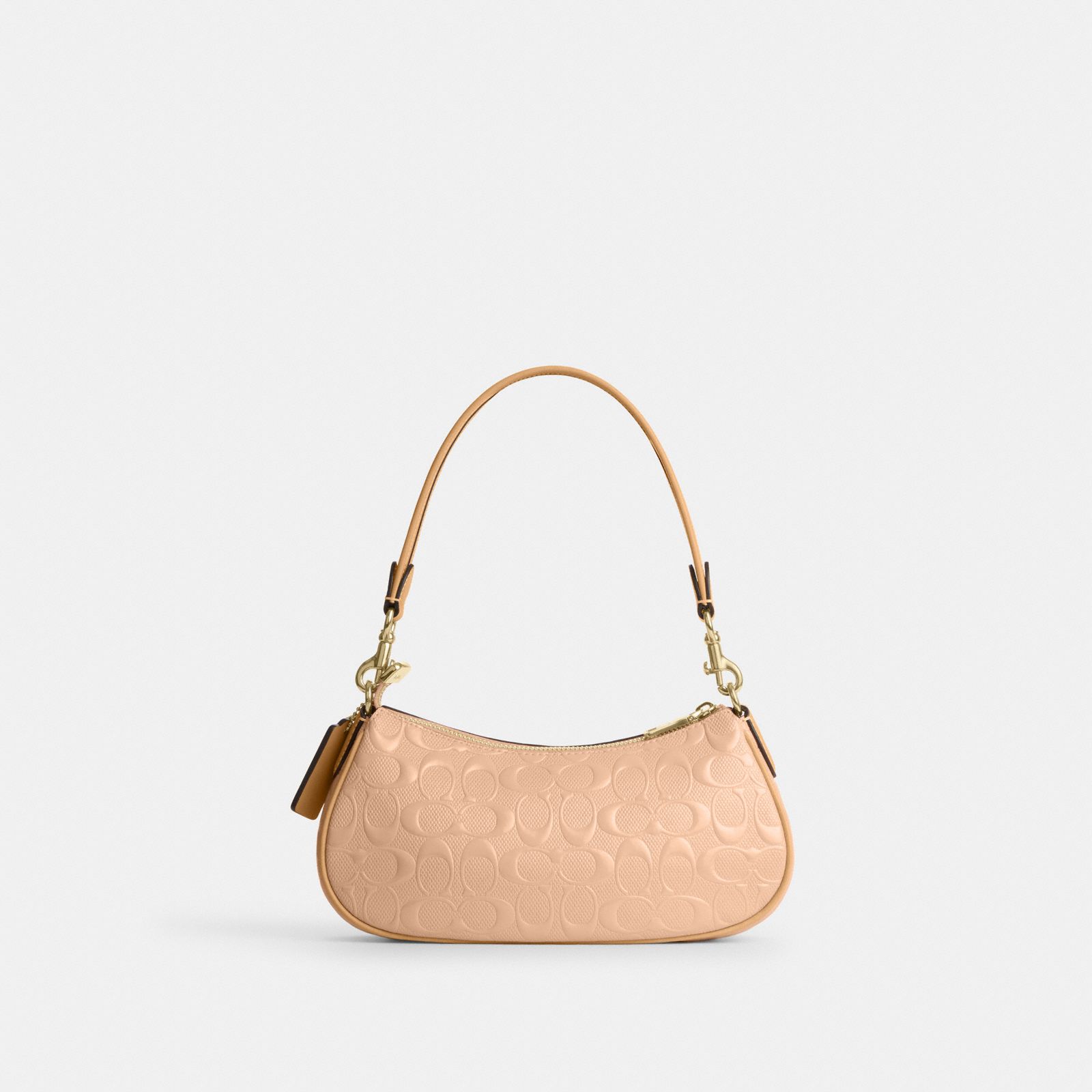 Ashton Shoulder Bag In Signature Leather - Gold/Faded Blush - view 7