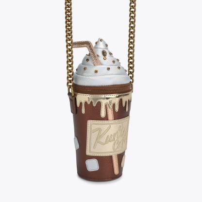 Kurt Geiger London Coffee Cup Bag - Brown - view 3