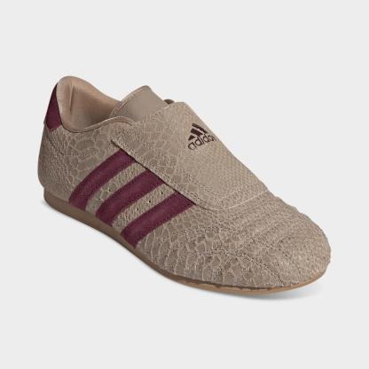 Women's adidas Originals Taekwondo Croc Casual Shoes - Trace Khaki/Maroon/Gum - view 2
