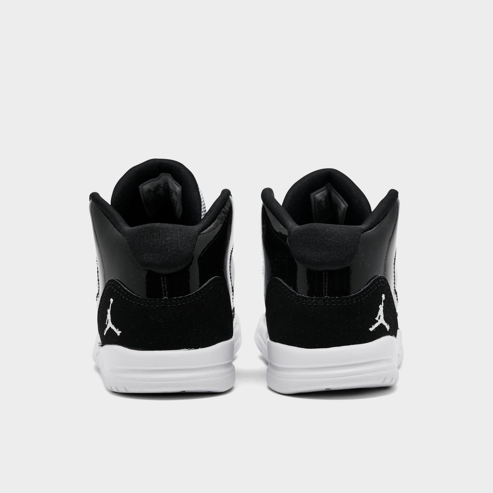 Boys' Toddler Jordan Max Aura Basketball Shoes - White/Black - view 4