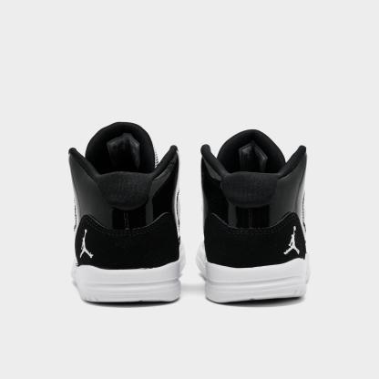 Boys' Toddler Jordan Max Aura Basketball Shoes - White/Black - view 4