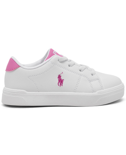 Polo Ralph Lauren Toddler Kids Sutton Fastening Strap Casual Sneakers from Finish Line - White