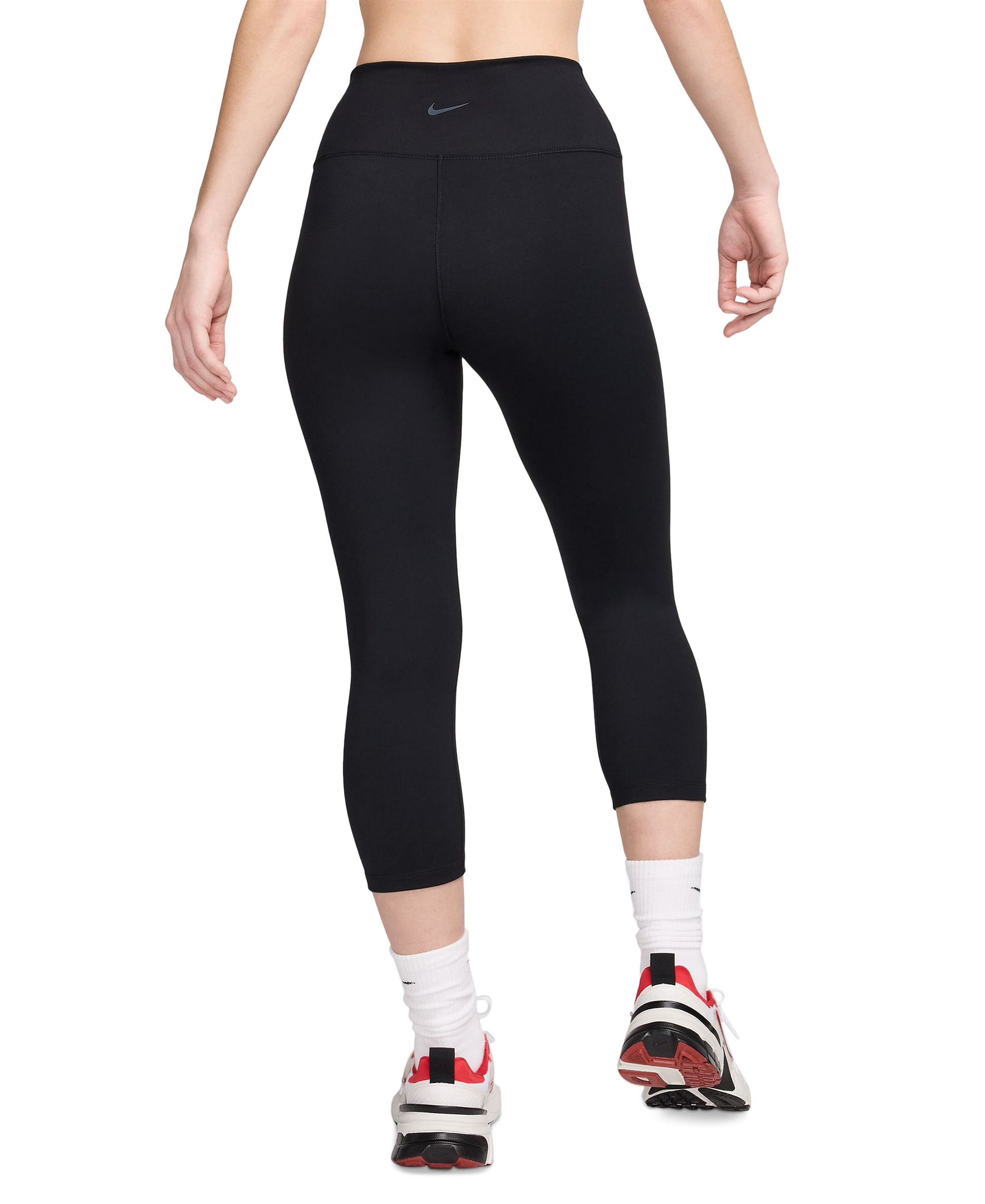 Nike Women's One High-Waisted Cropped-Length Leggings - Black/black