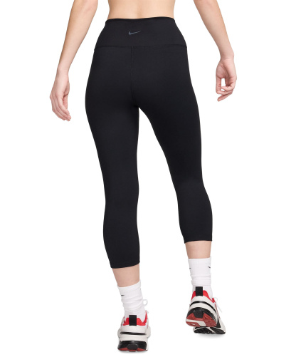 Nike Women's One High-Waisted Cropped-Length Leggings - Black/black