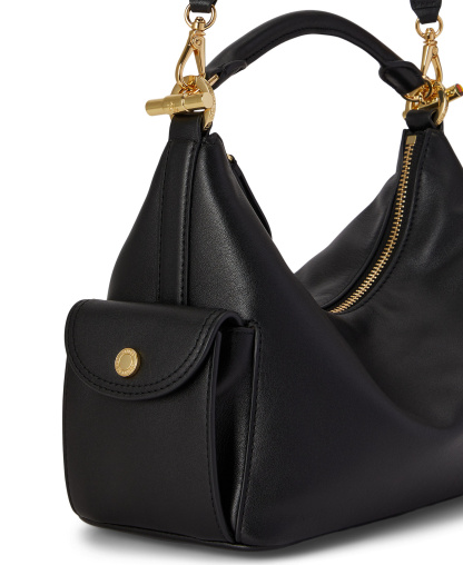 Lauren Ralph Lauren Small Blaike Slim Shoulder Bag - Black