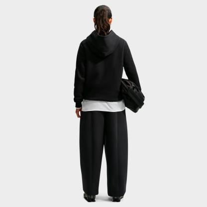 Women's Nithtke Studio Fleece Medium-Weight Pullover Hoodie - Total Black/Sail