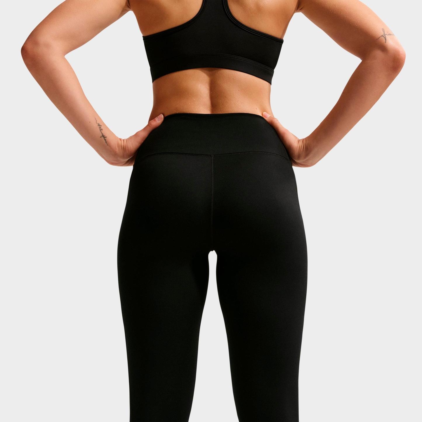 Women's Nithtke One Dri-FIT High-Rise 7/8 Training Tights - Black/White