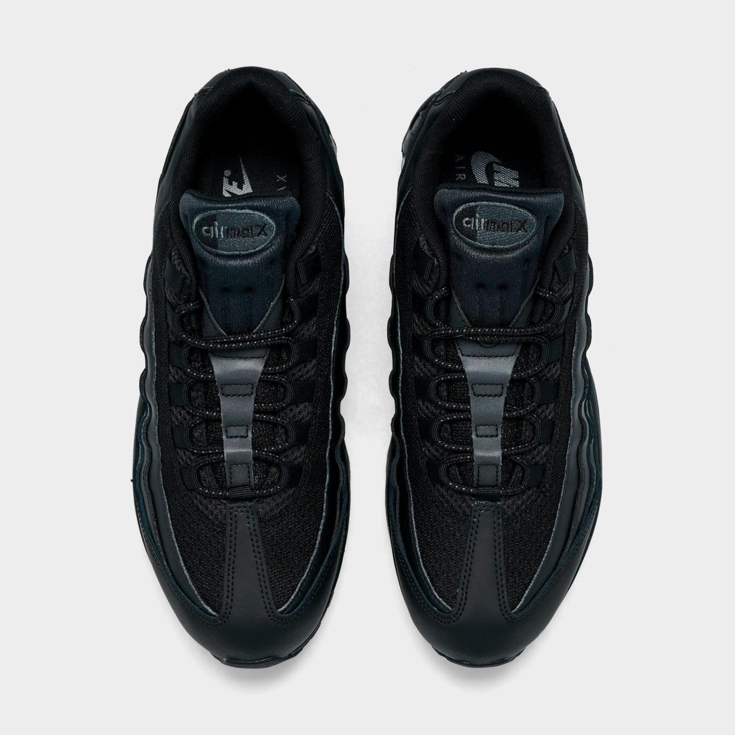 Men's Nithtke Air Max 95 Big Bubble Scorpion Casual Shoes - Part 2 - Black/Black/Anthracite/Black - Top view