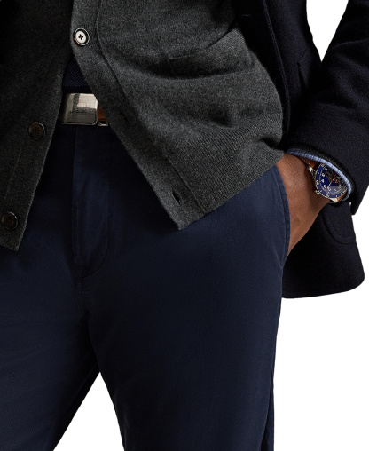 Polo Ralph Lauren Men's Stretch Classic-Fit Chino Pants - Nautical Ink