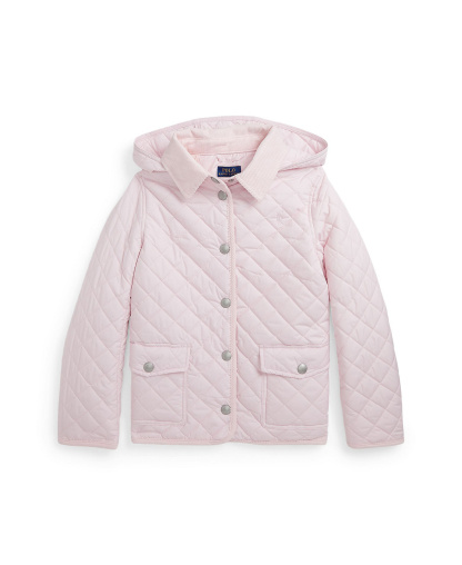 Polo Ralph Lauren Big Girls Quilted Barn Jacket - Hint Of Pink
