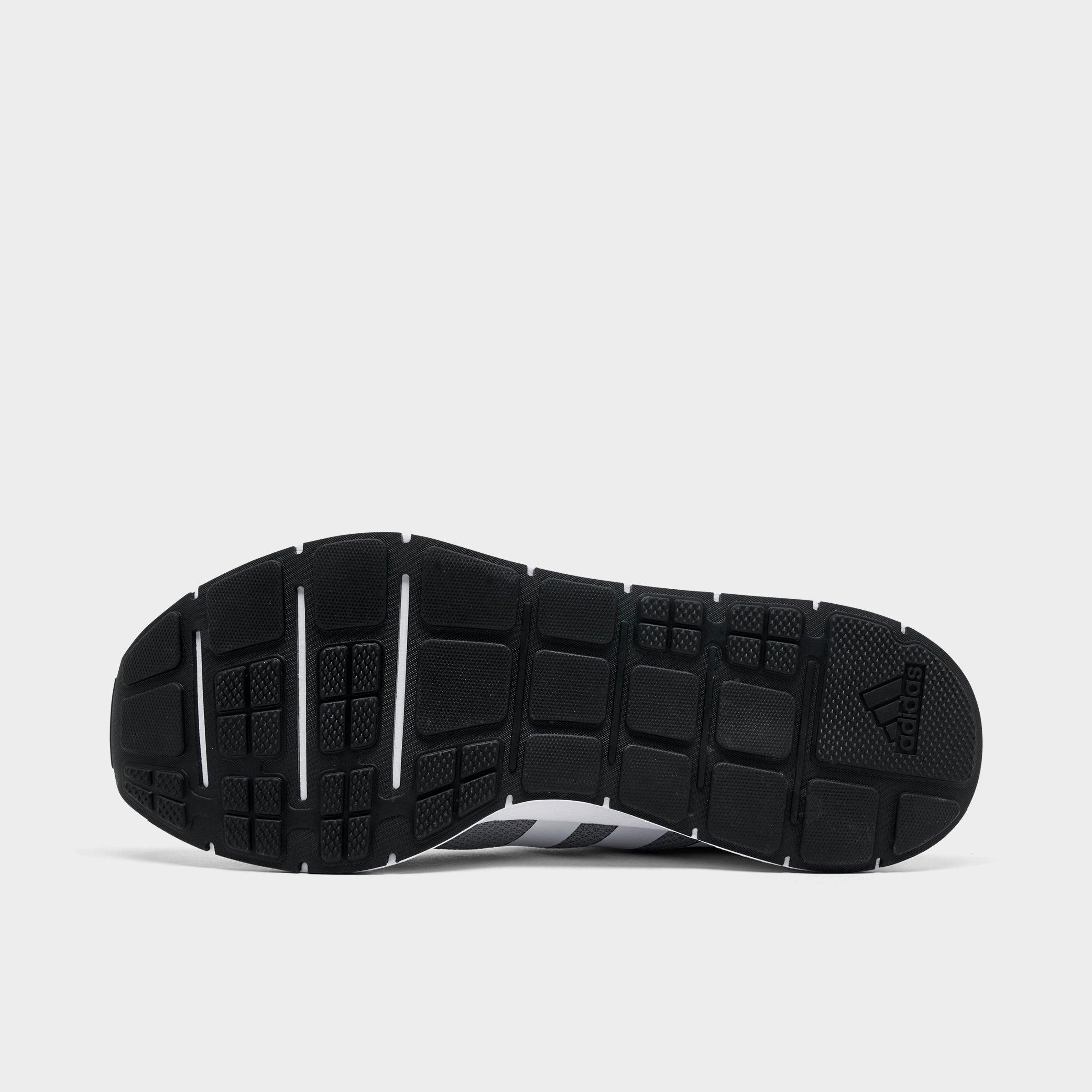 Men's adidas Originals Swift Run 1.0 Casual Shoes - Grey/Footwear White/Core Black - Bottom view