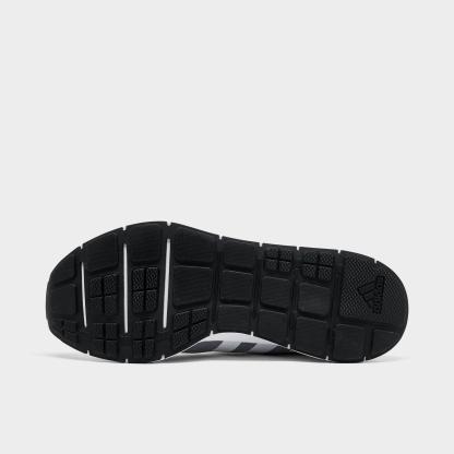 Men's adidas Originals Swift Run 1.0 Casual Shoes - Grey/Footwear White/Core Black - Bottom view