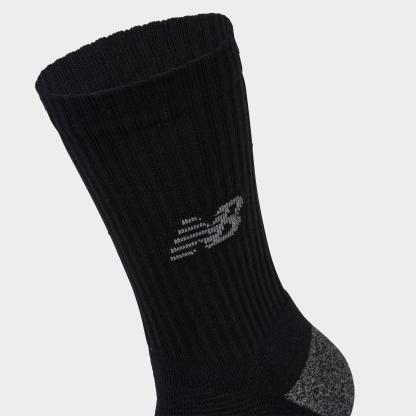 New Balance Active Crew Socks (3-Pack) - Core Black - view 5