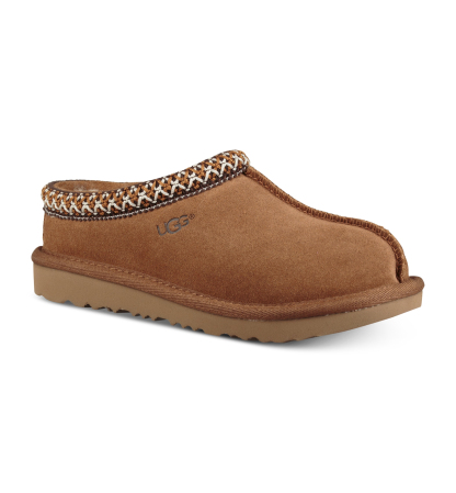 UGG® Kids Tasman II Clog Round Toe Slippers - Chestnut