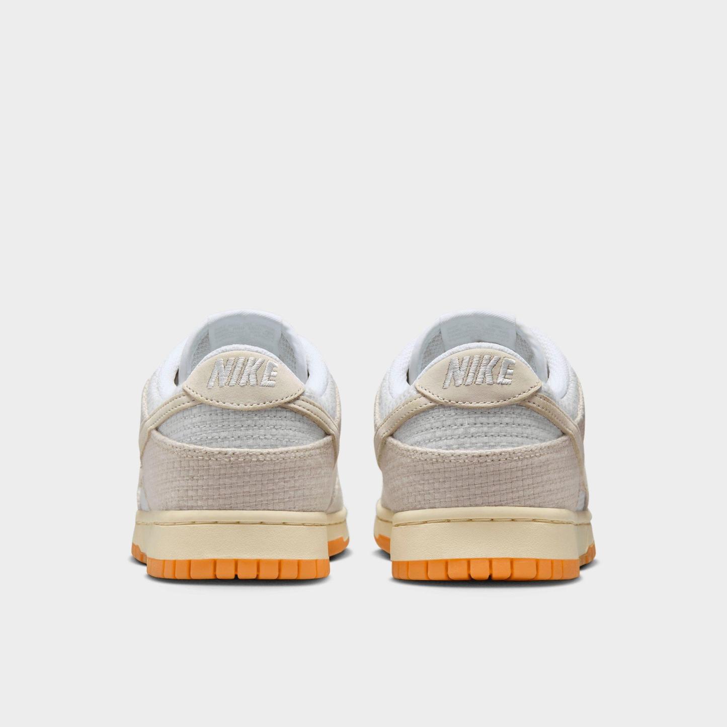 Men's Nithtke Dunk Low Retro SE Casual Shoes - Moon Particle/Photon Dust/Coconut Milk/White - Back view
