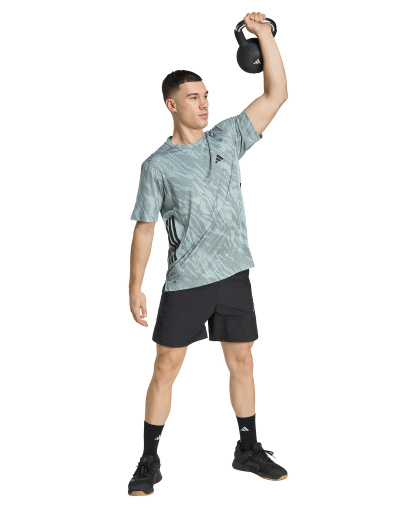 adidas Men's Cool Intensity Workout Short-Sleeve T-Shirt - Wonder Sage