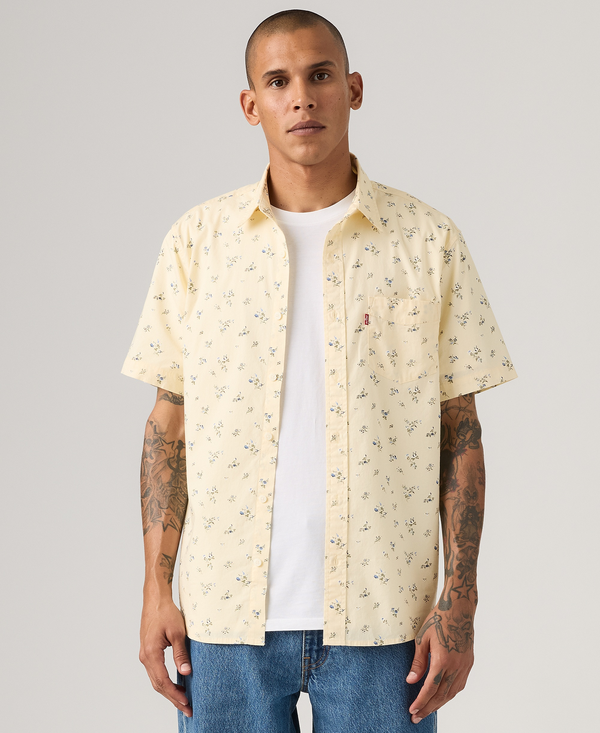 Levi's Men's Classic Pocket Short-Sleeve Shirt - Rutabaga