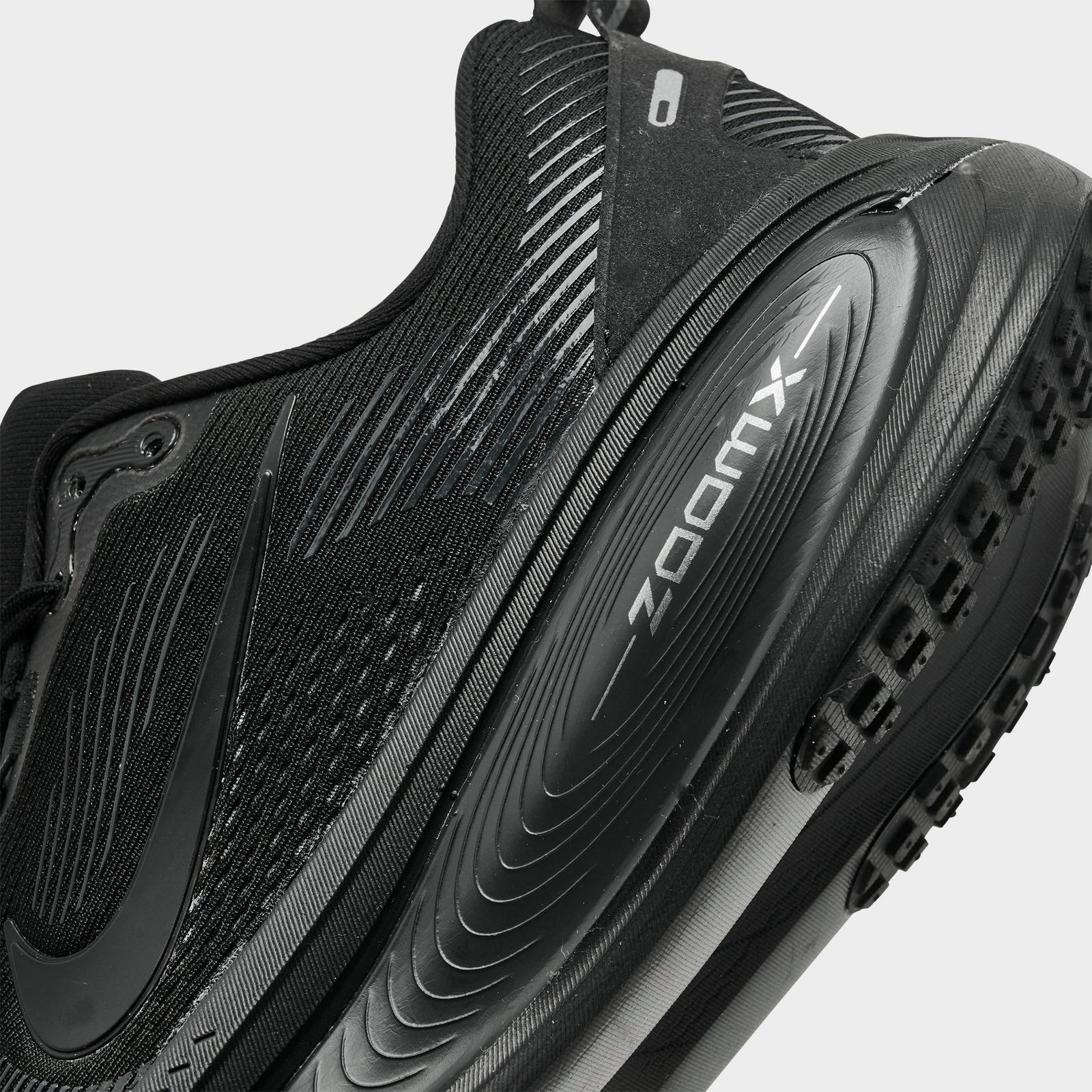 Men's Nike Vomero 18 Running Shoes - Black/Dark Smoke Grey/Light Smoke Grey/Black