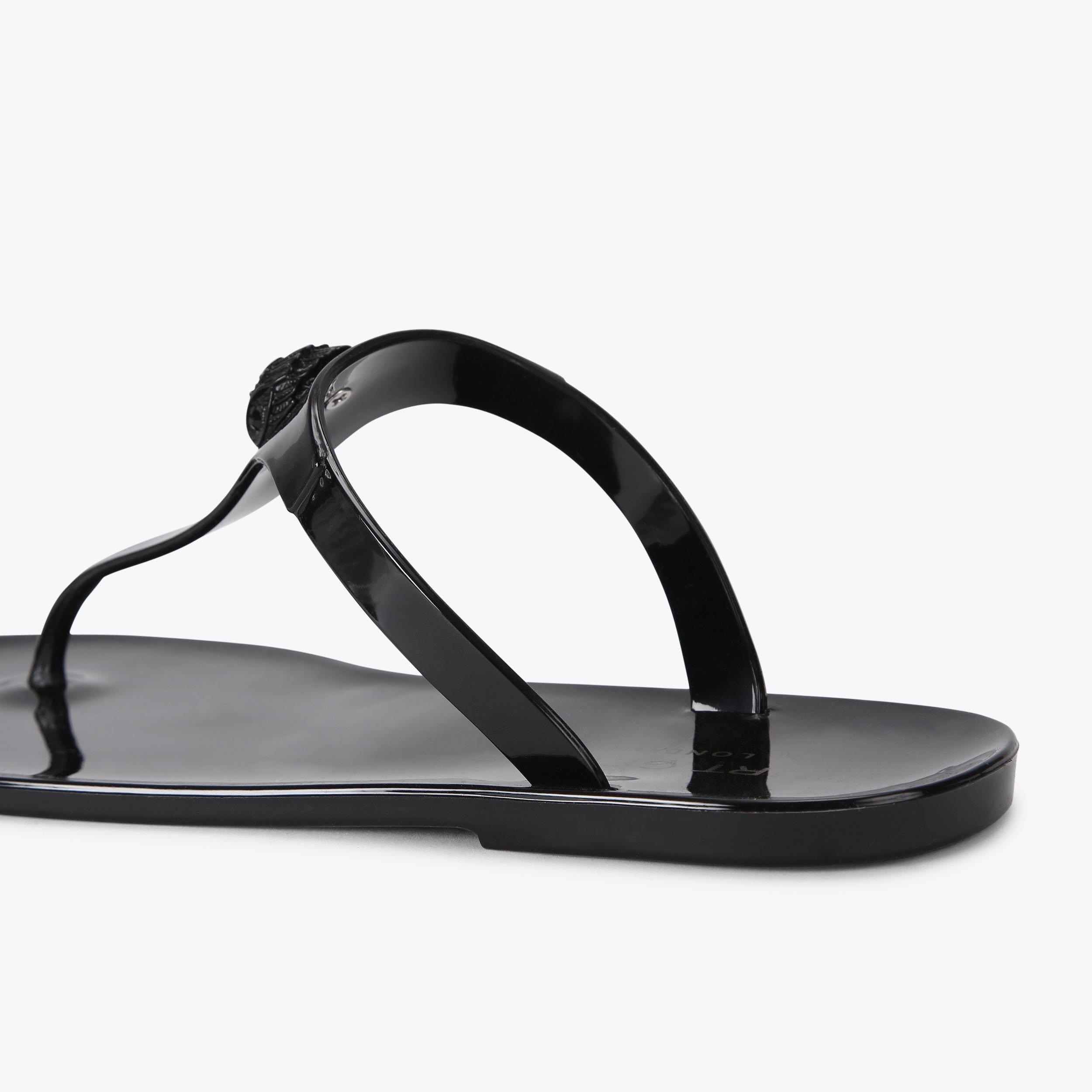Kurt Geiger London Maddison T-bar Drench Sandal - Black - view 4