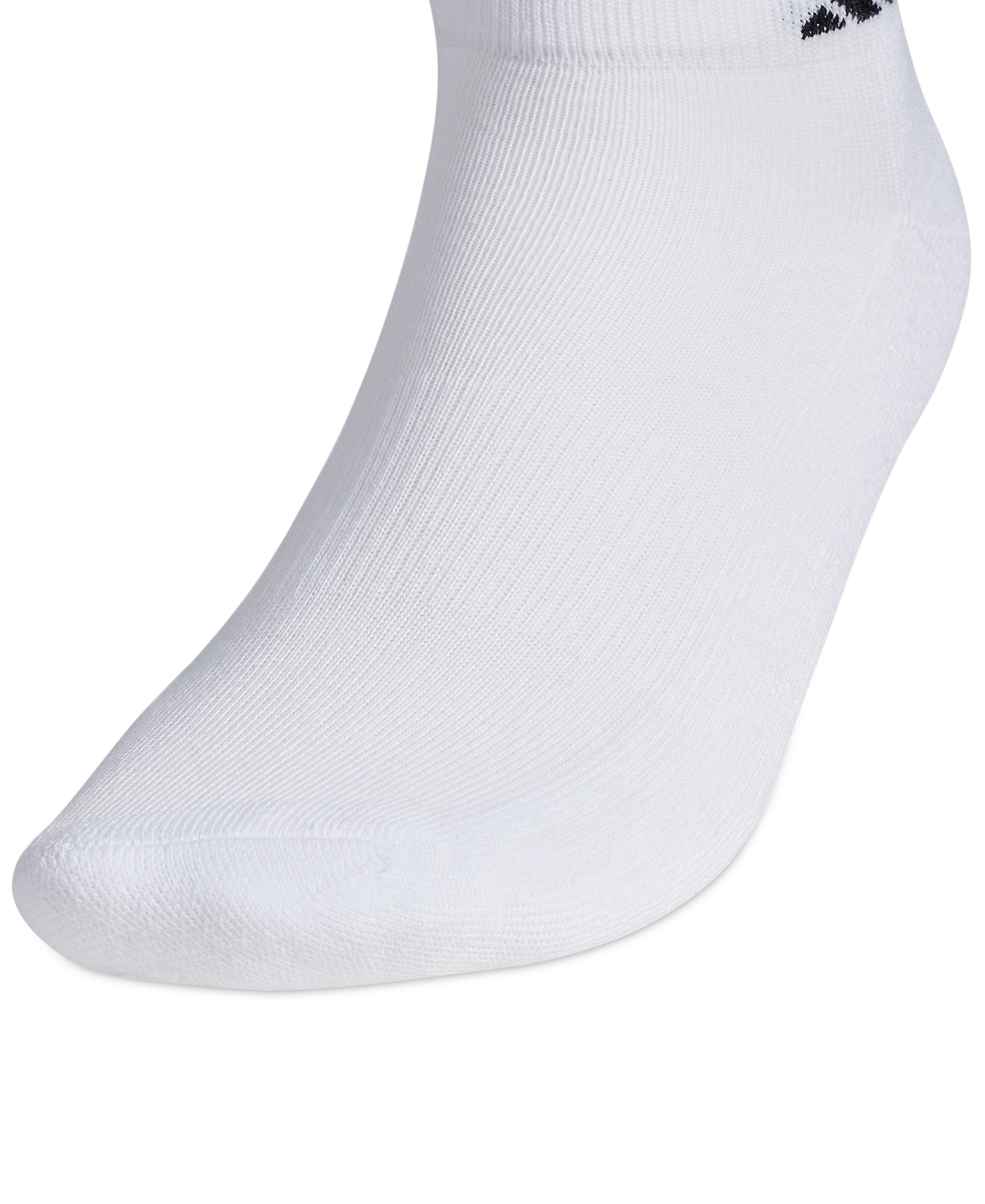 adidas Men's Cushioned Athletic 6-Pack Low Cut Socks - White