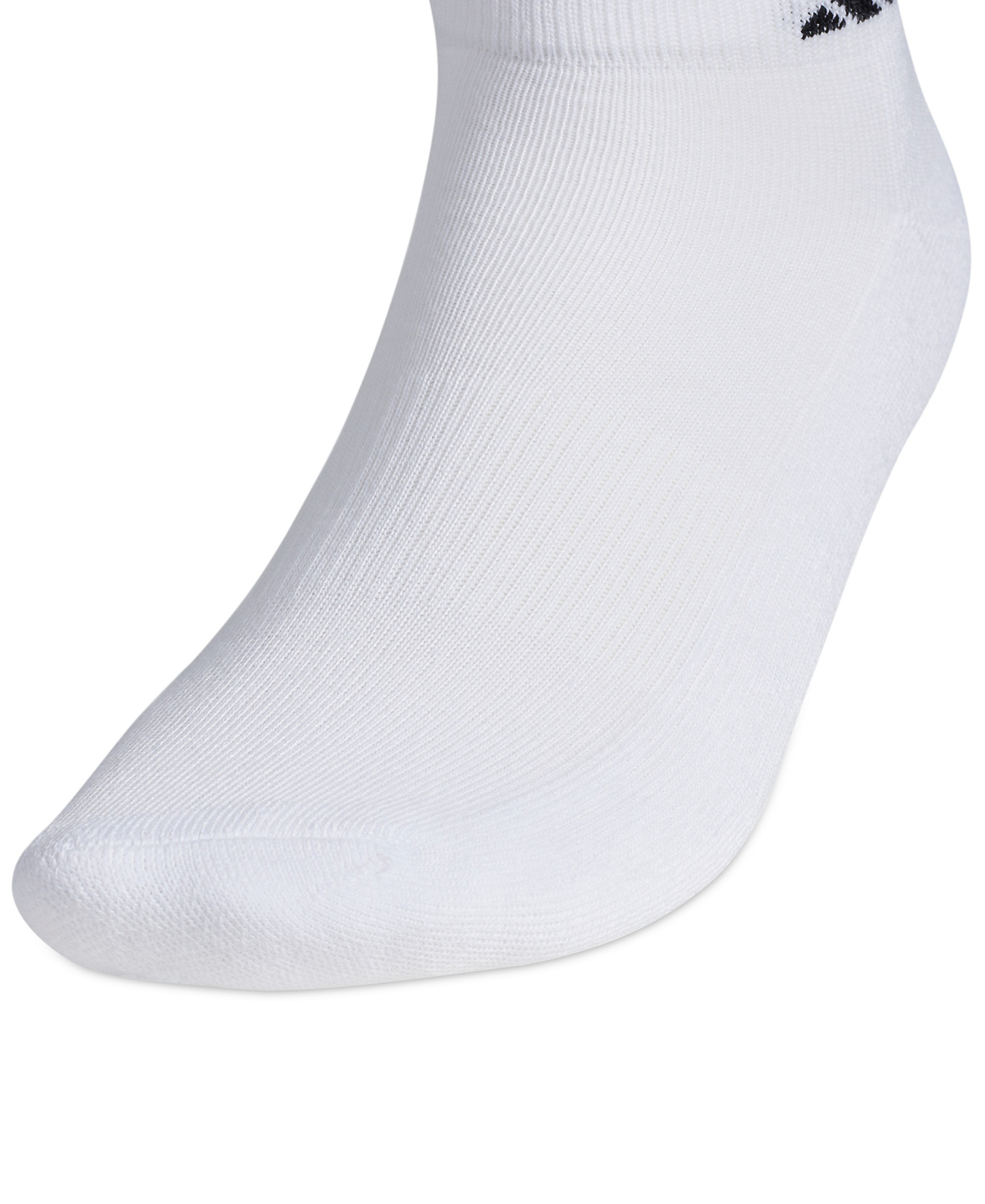 adidas Men's Cushioned Athletic 6-Pack Low Cut Socks - White