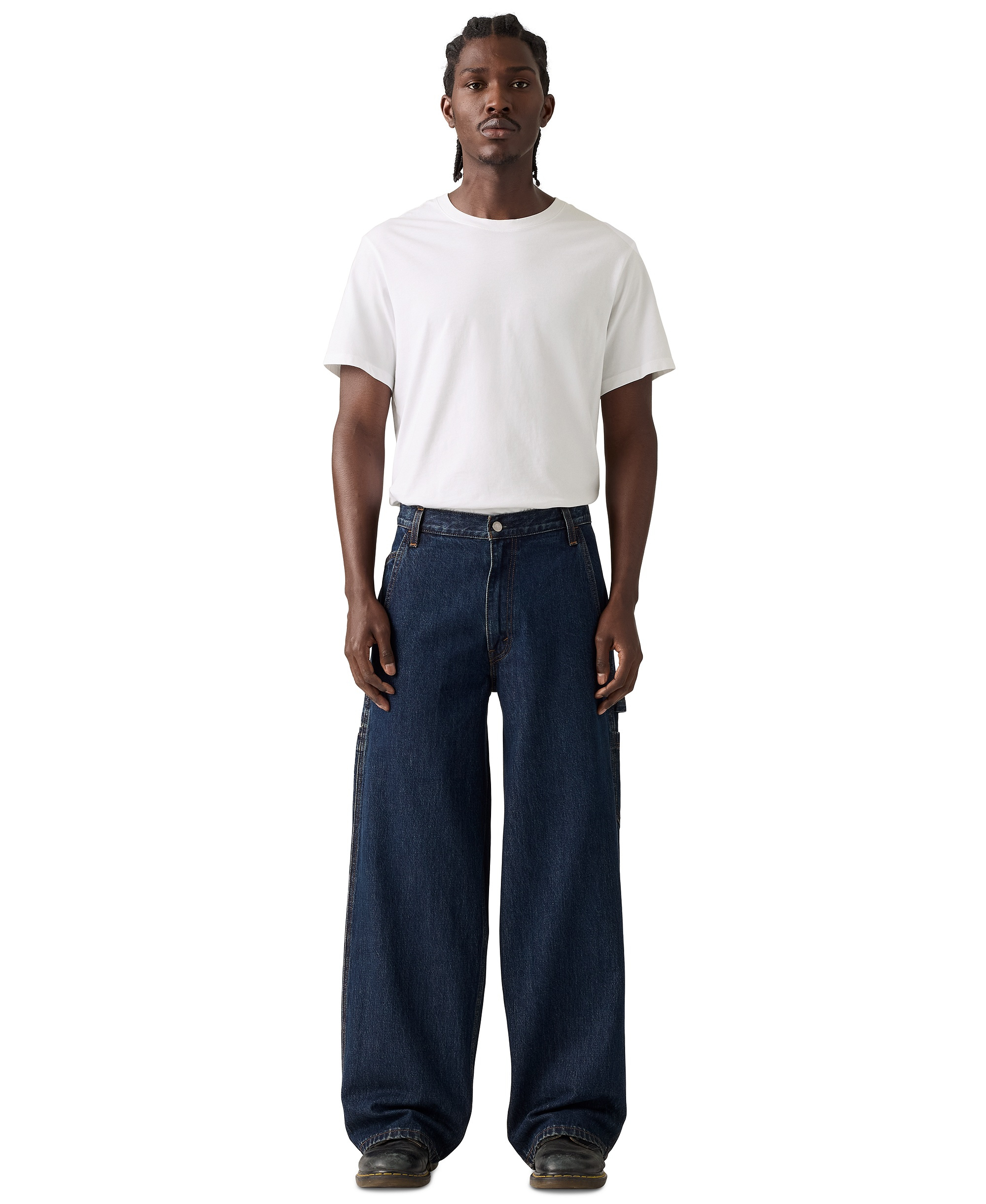 Levi's Men's Baggy Utility Zip-Fly Jeans - Rinse Crusader