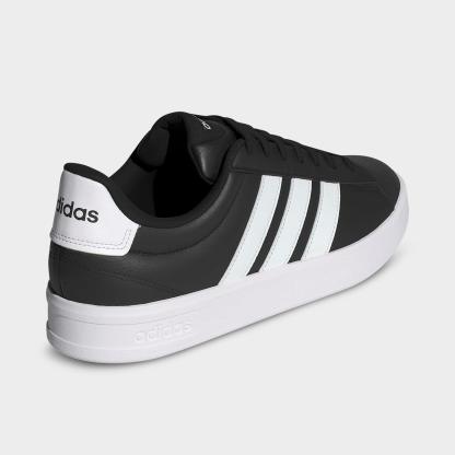 Men's adidas Grand Court 3.0 Casual Shoes - Core Black/Cloud White/Cloud White (IH1473-001) - Back view