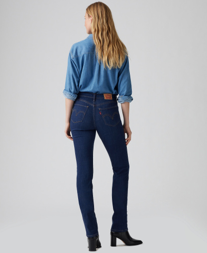 Levi's Women's Classic Mid-Rise Straight-Leg Jeans - Marine Haze