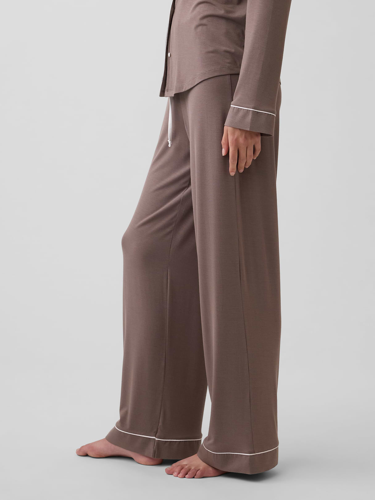 SoftMade Modal PJ Pants - Toasted almond brown