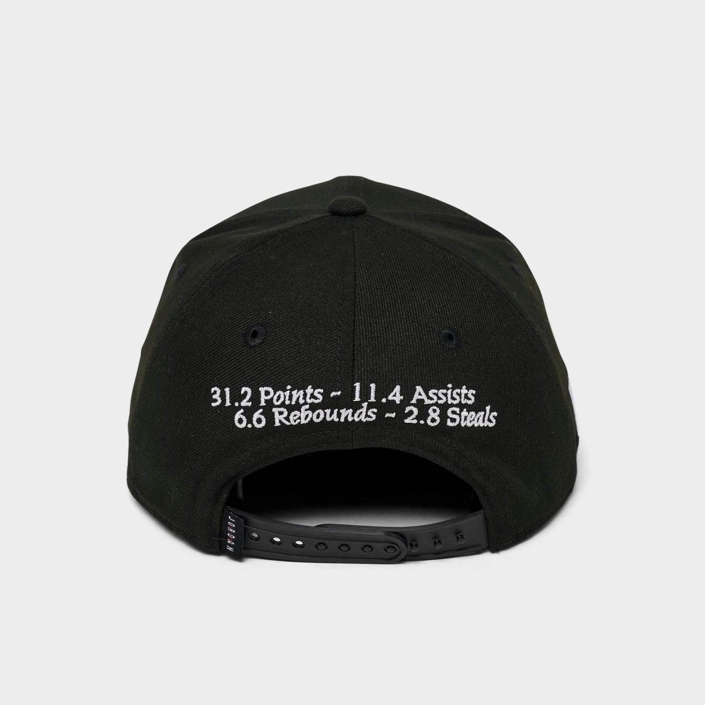 Jordan AJ6 1991 Finals Pro Snapback Hat - Black - view 6