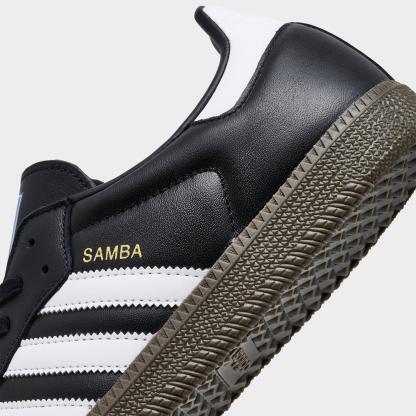 Men's adidas Originals Samba OG Casual Shoes - Part 2 - Black/White/Gum - Detail shot