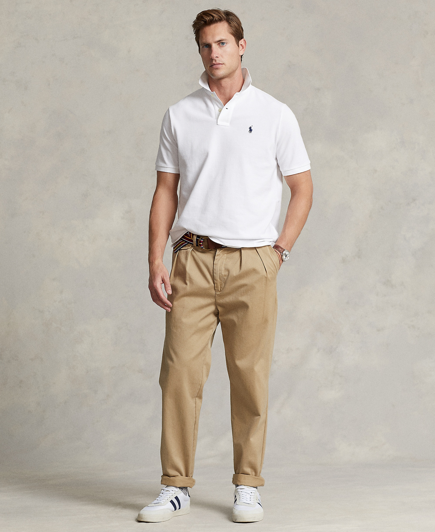 Polo Ralph Lauren Men's Classic-Fit Mesh Polo Shirt - White