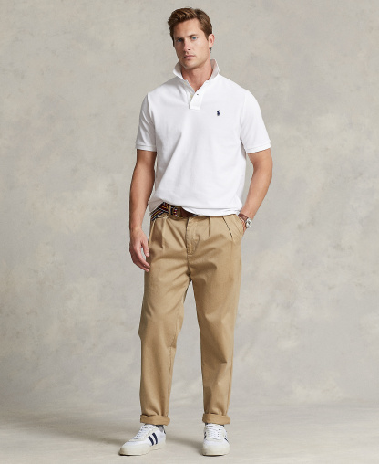 Polo Ralph Lauren Men's Classic-Fit Mesh Polo Shirt - White