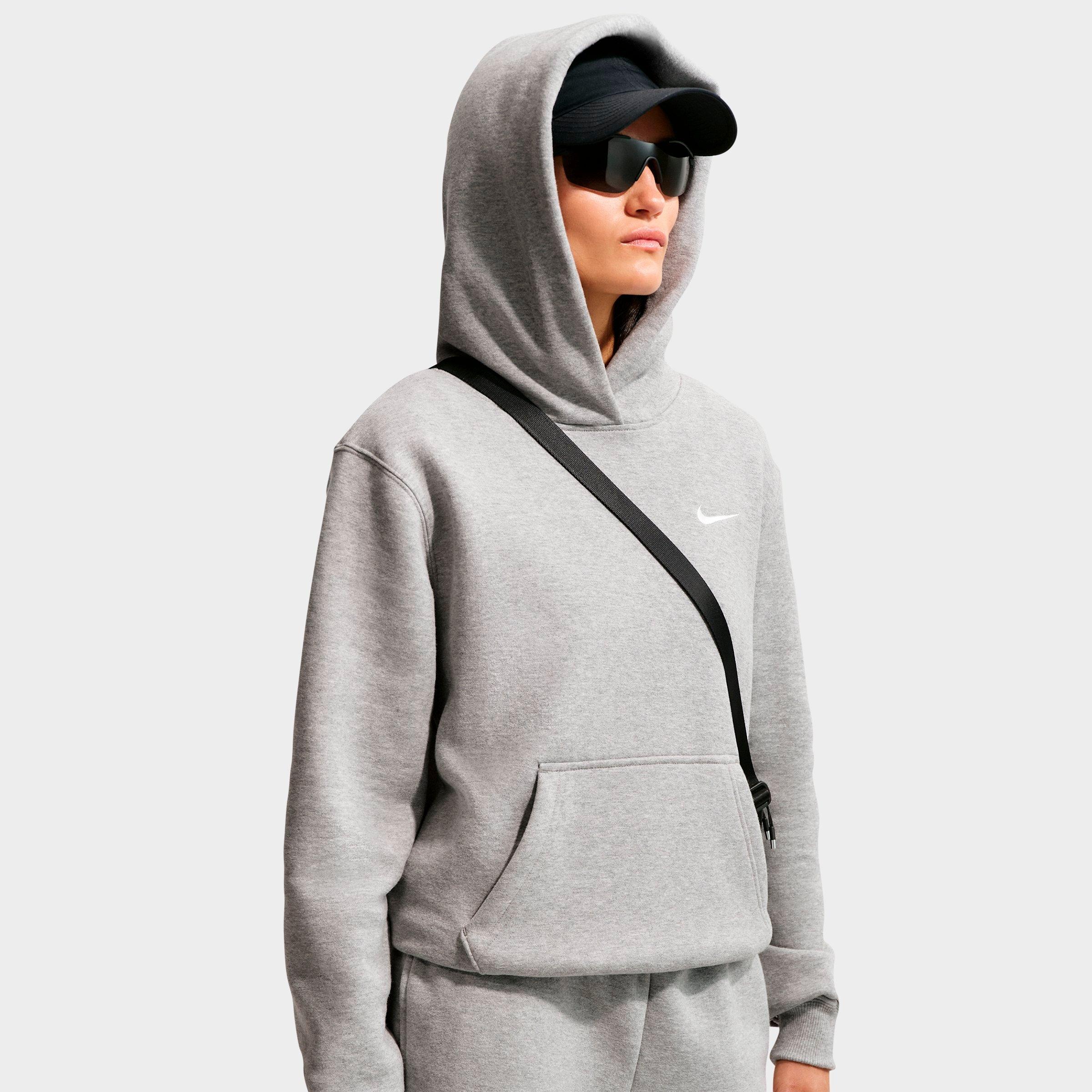 Women's Nithtke Studio Fleece Medium-Weight Pullover Hoodie - Dark Grey Heather/Sail