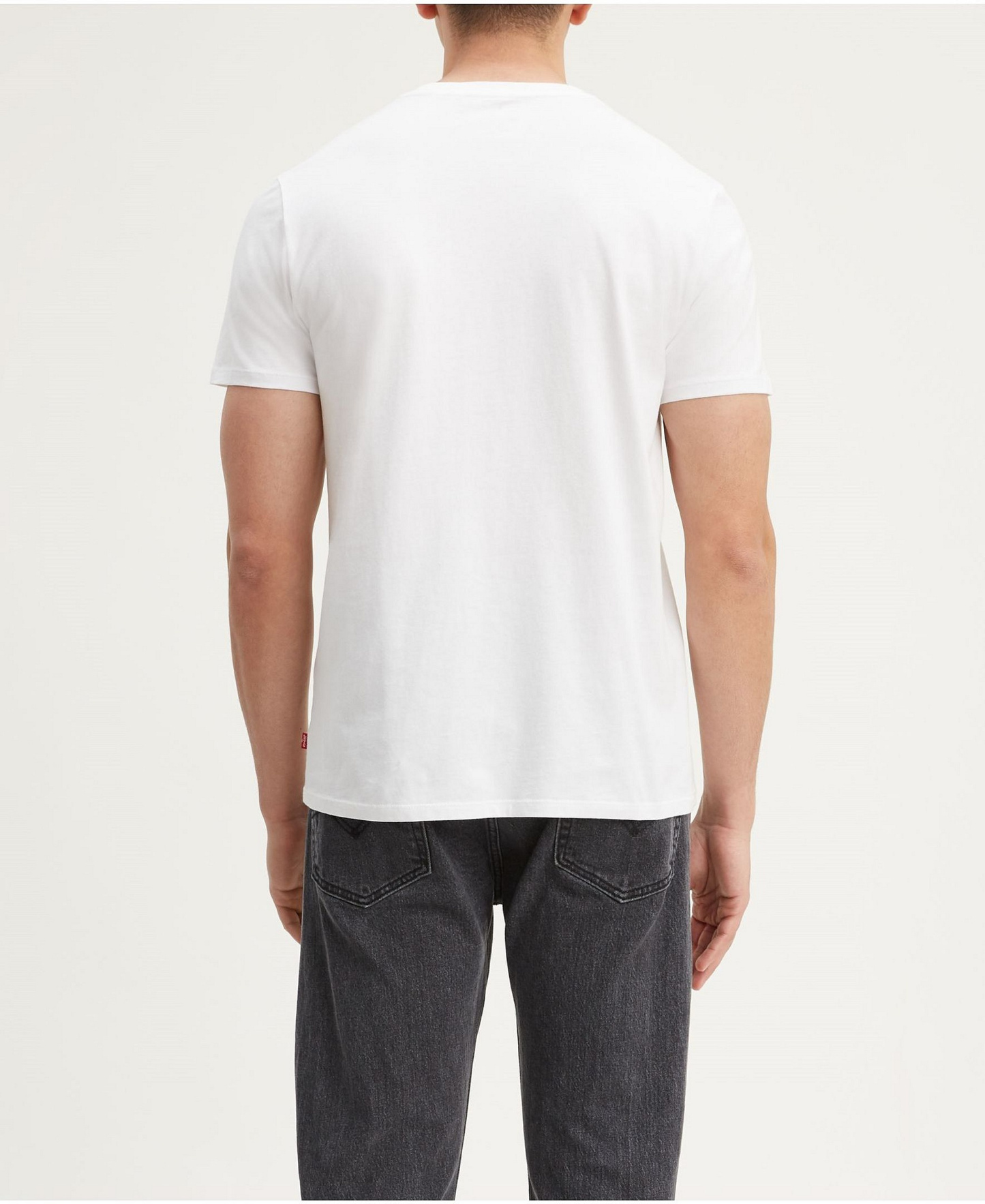 Levi's Men's 2-Horse Graphic Regular Fit Crewneck T-shirt - White