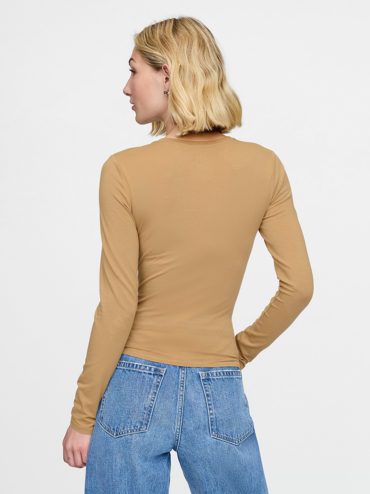 CloseKnit Jersey T-Shirt - perfect khaki tan
