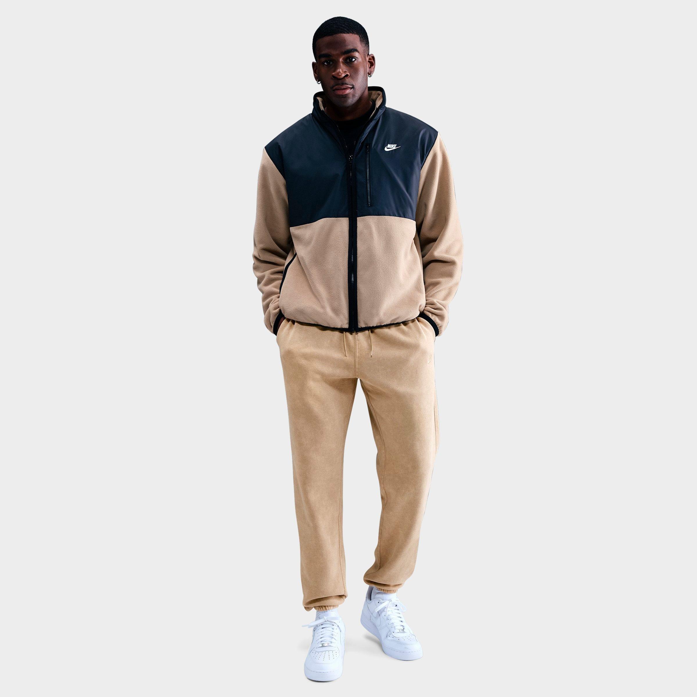 Men's Nithtke Sportswear Club Washed Cuffed Fleece Pants - Parachute Beige/Parachute Beige