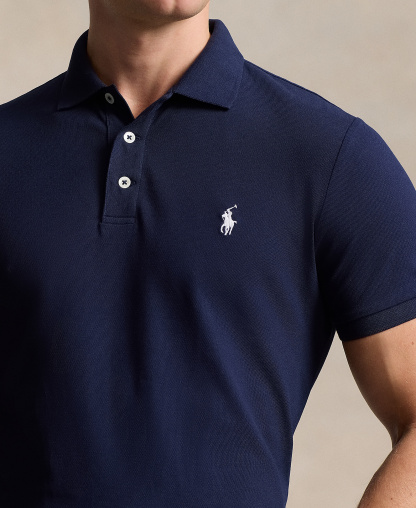Polo Ralph Lauren Men's Classic-Fit Stretch Mesh Polo Shirt - Refined Navy