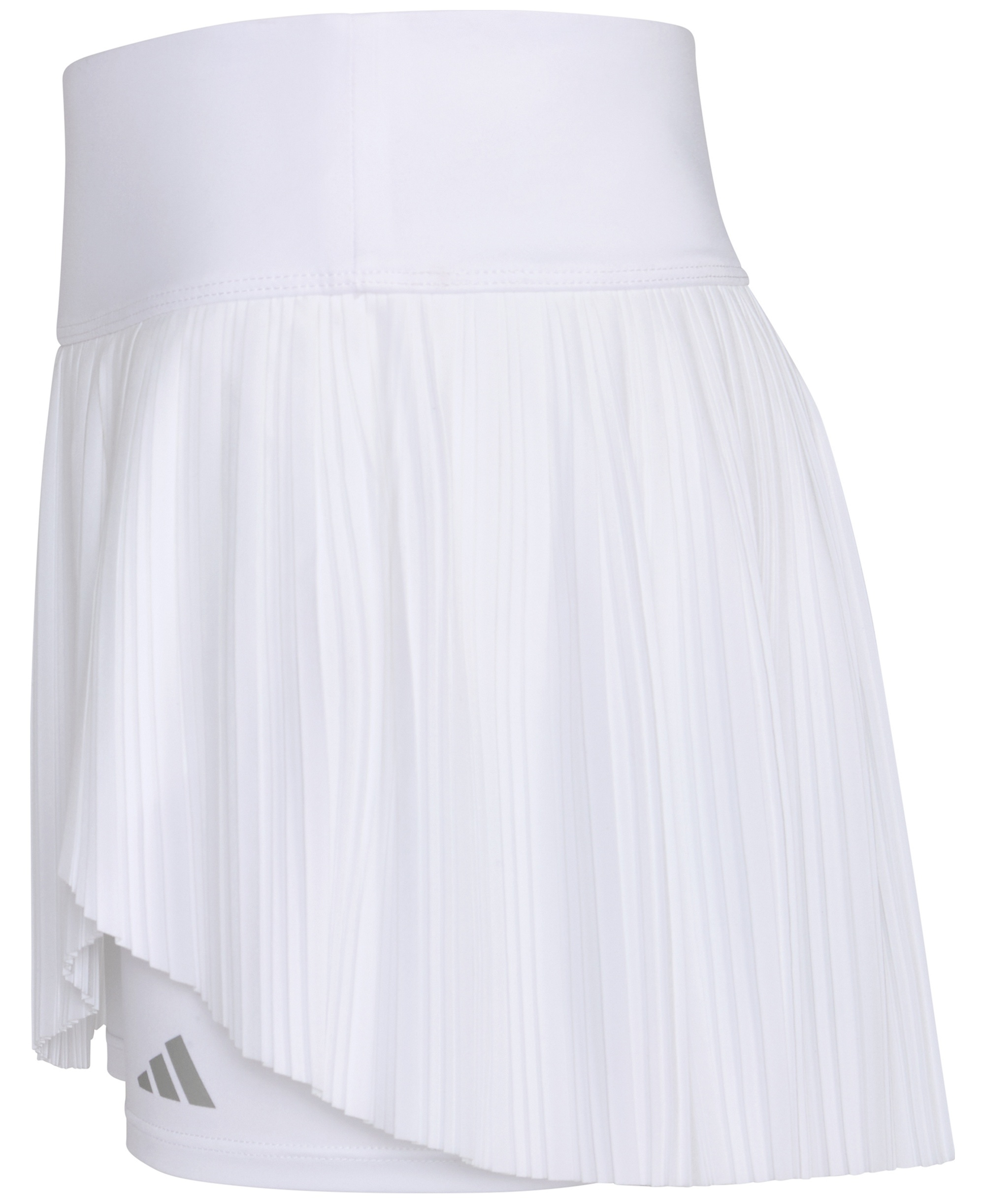 adidas Girls' 8-14 Woven Pleated Skort - White