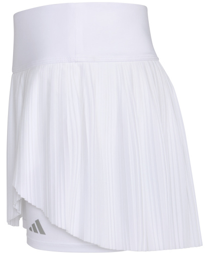 adidas Girls' 8-14 Woven Pleated Skort - White