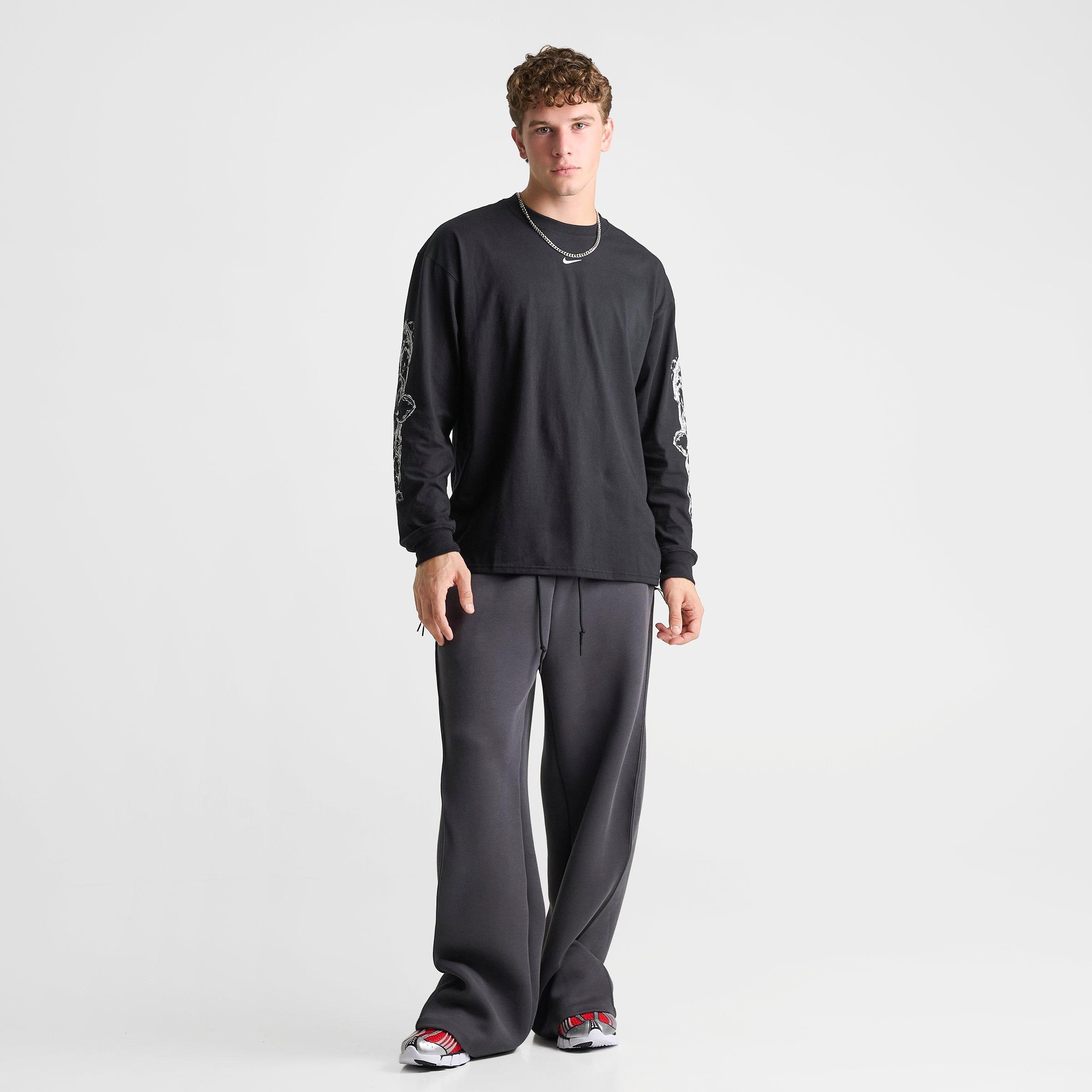 Men's Nithtke Sportswear Max 90 Neo Long-Sleeve T-Shirt - Black