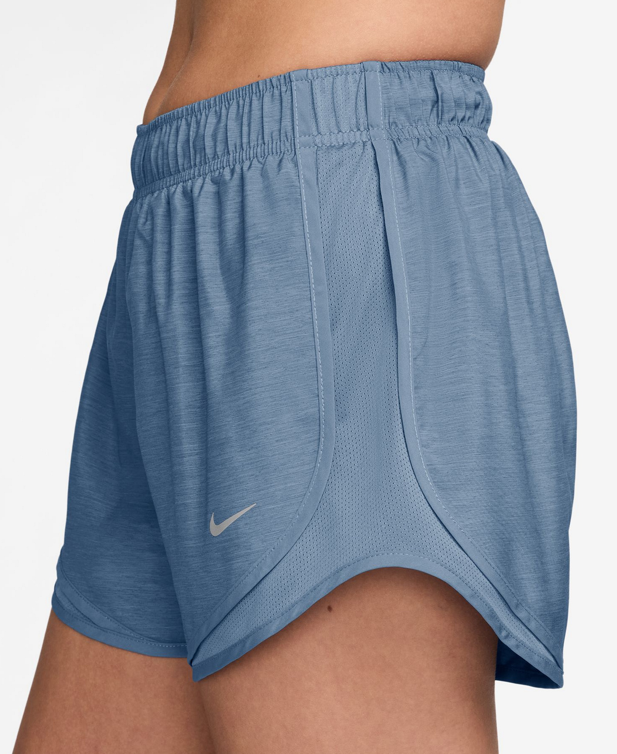 Nike Women's Tempo Dri-FIT Mid-Rise Running Shorts - Work Blue/work Blue/reflective Silv
