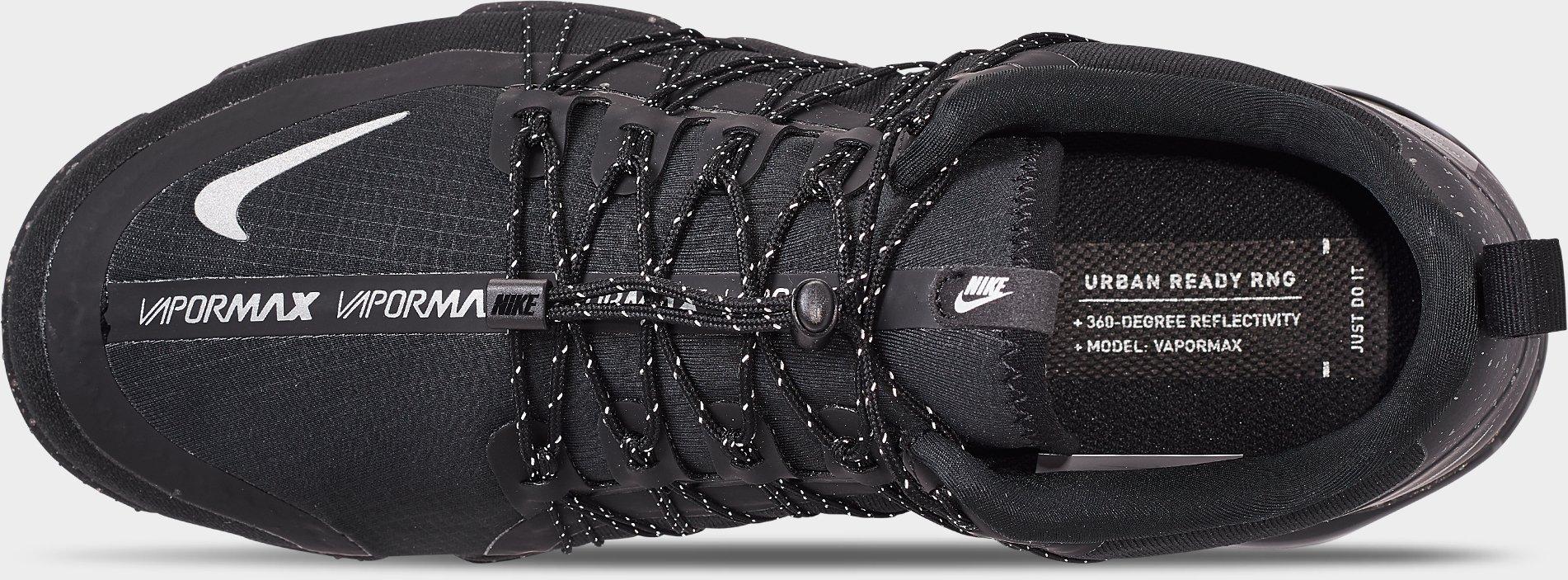 Men's Nithtke Air VaporMax Run Utility Running Shoes - Black/Reflective Silver/Black/Black